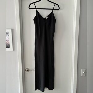 A New Day Black Midi Slip Dress